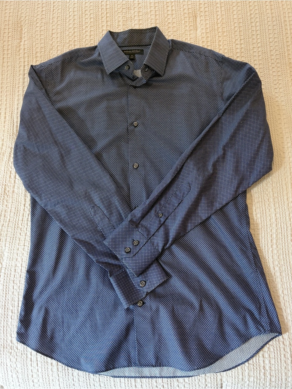 Banana Republic Men’s Non-Iron Slim Fit Button Down Shirt Cotton Size M 15-15.5